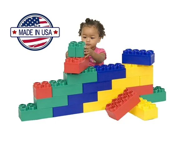 24pc Jumbo Blocks - Beginner Set (Made in The USA)