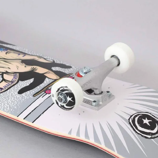 Foundation Skateboards Bratrud Push Complete Skateboard - 8.38x22 x 32x22, 8.38" x 32.25"
