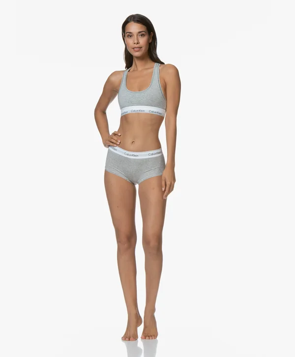 Calvin Klein Modern Cotton Bralette - Grey