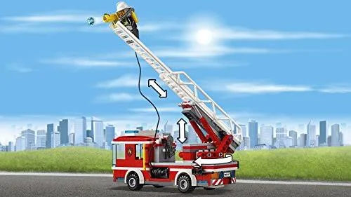 Lego City Fire Ladder Truck 60107: Toys & Games