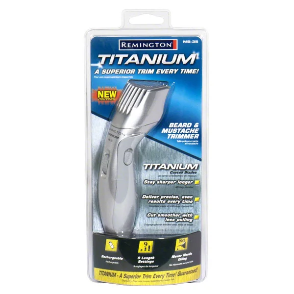 Remington Titanium Beard & Mustache Trimmer
