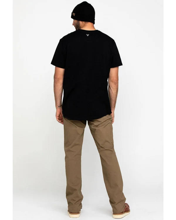 Ariat Men's Rebar M4 Khaki Low Rise DuraStretch Made Tough Stackable Straight Leg Pant