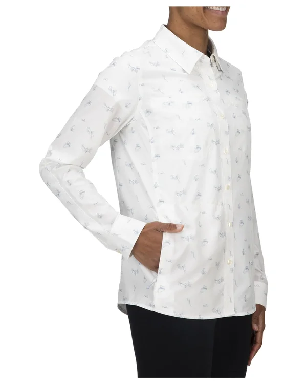 Simms Women's Isle LS Shirt - XL - Laguna