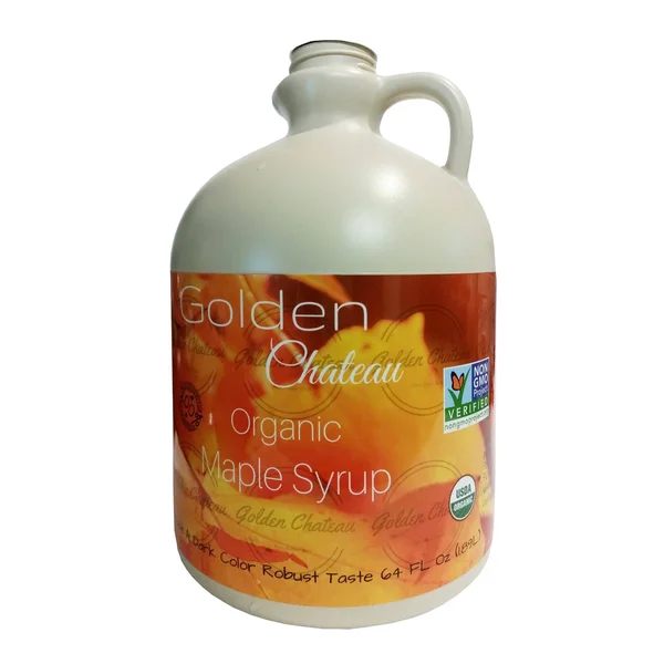 Golden Chateau Organic Maple Syrup Grade A Dark Color Robust Tastefor
