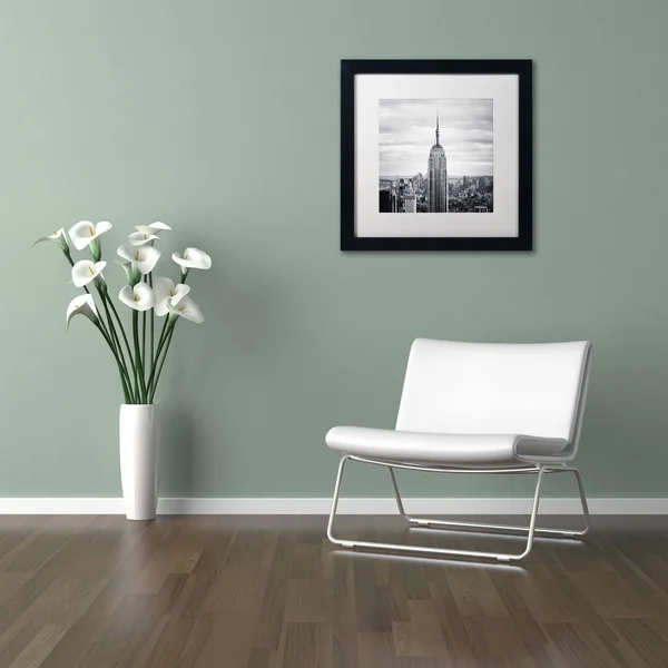 Trademark Fine Art Empire Canvas Art by Nina Papiorek, White Matte, Black Frame