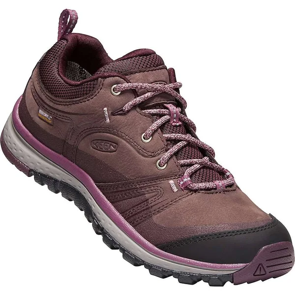 KEEN Women's Terradora Leather Waterproof Shoe - 7.5 - Peppercorn - Wine Tasting