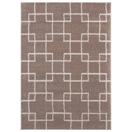 United Weavers Celestial Dadrail Contemporary Shag Micofiber/Polyester Area Rug or Runner, Size: 5'3 inch x 7'2 inch