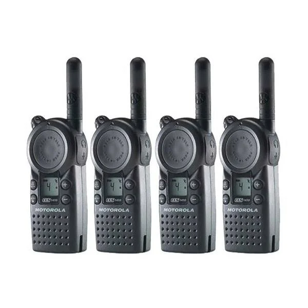 Motorola CLS1410 (4 Pack) - Amazon 2-Way Radio - 5 Mile Range