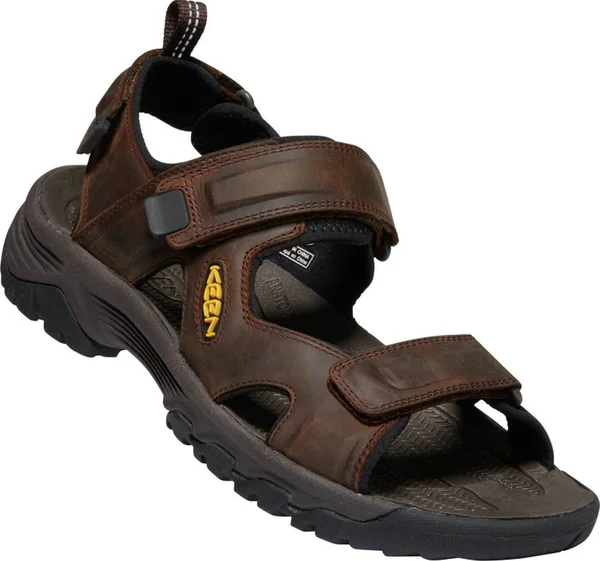 Keen Men's Targhee III Open Toe Sandal (9.5 Bison/Mulch)