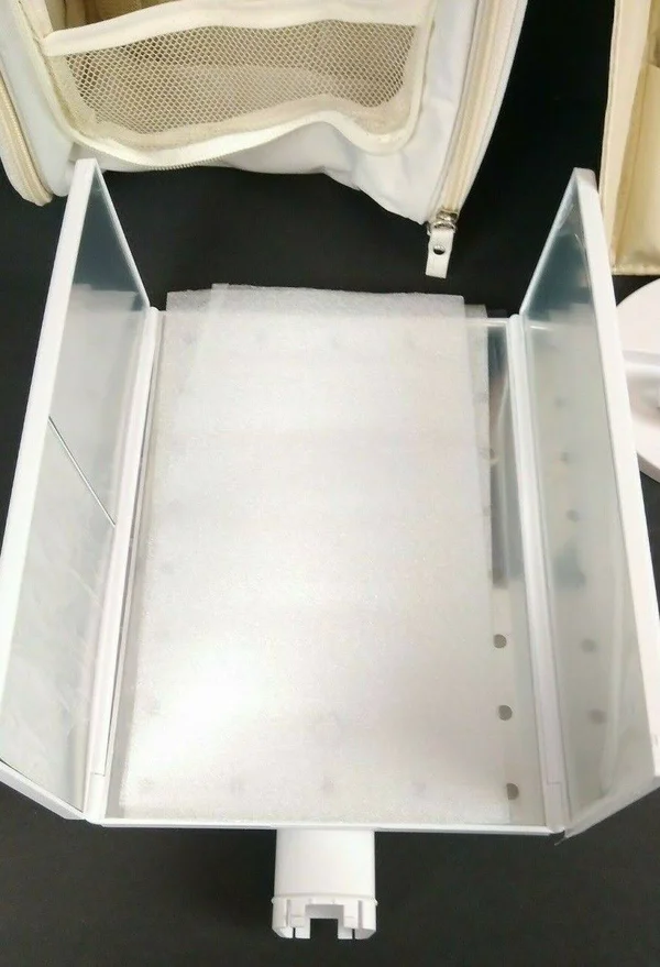 Sure Cure Travel Toiletry Organizer and Mirror with Makeup Brush Set