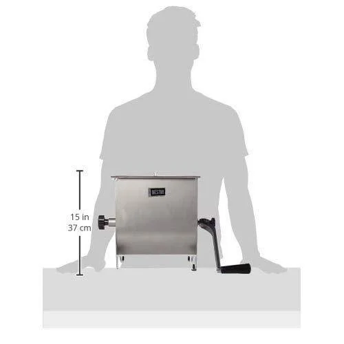 Weston Stainless Steel Meat Mixer 22-Pound 36-1901