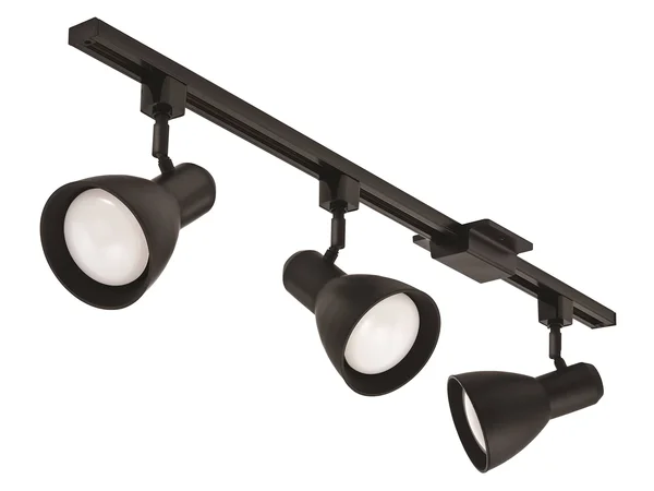 Lithonia Lighting Black LED 3-Light Step Baffle Track Light Kit