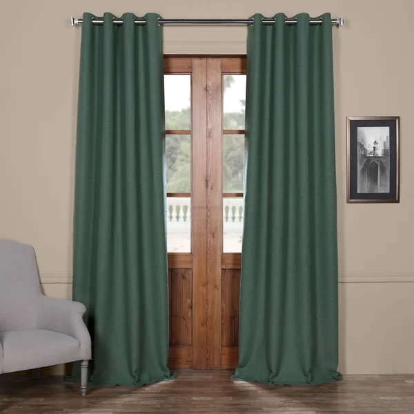 Exclusive Fabrics Jadite Bellino Blackout Curtain Panel