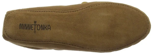 Minnetonka Sheepskin Softsole Moc 6 Women's Tan