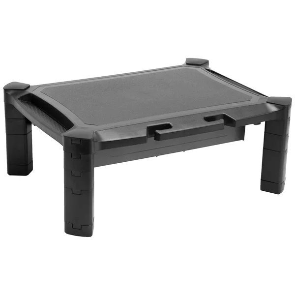 Vivo Height Adjustable Computer Monitor Stacked Desk Riser Tabletop Smart Stand with Storage Drawer (STAND-V000C)