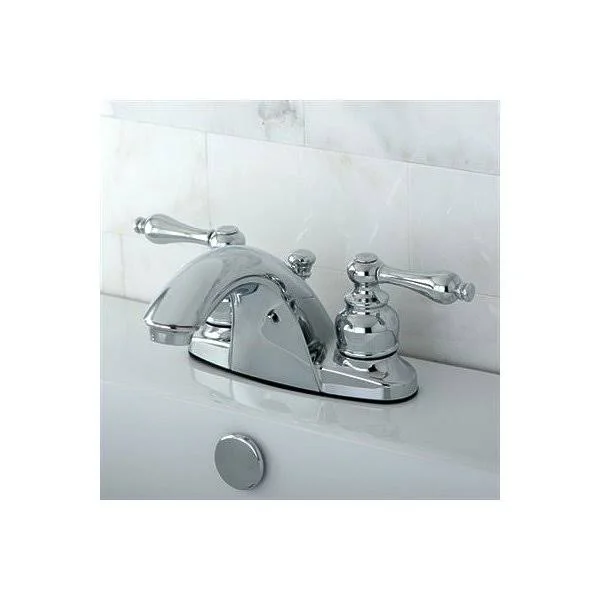 Kingston Brass KB7645AL English Country 4-Inch Centerset Lavatory Faucet, Oil Rubbed Bronze