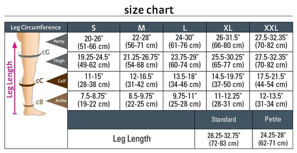 Duomed Transparent Pantyhose 15-20 mmHg, Black, Small Petite, Closed Toe