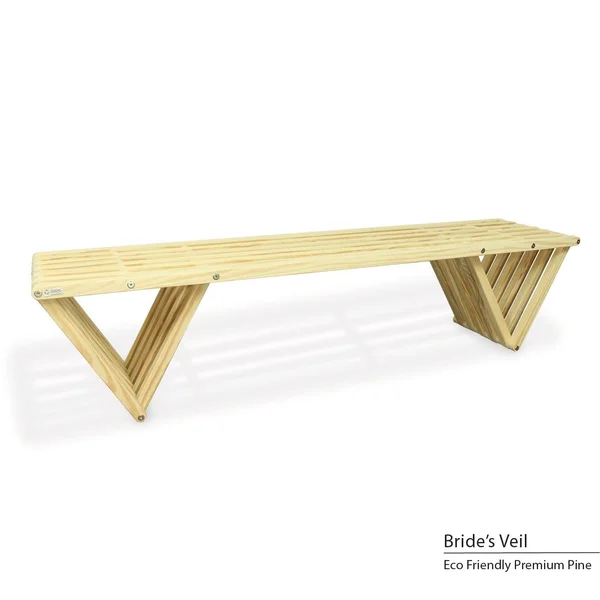 XQuare Wooden Bench X70 Copper Henna Glodea