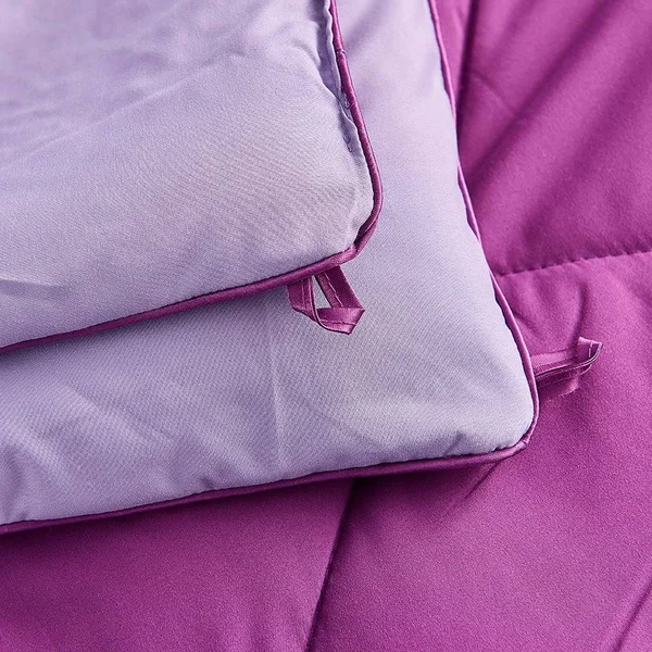 Jml Reversible Down Alternative Quilted Comforter - Queen - Aqua