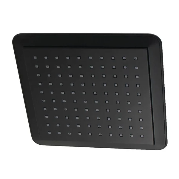 Kingston Brass K251A0 Claremont Square Rainfall Fixed Shower Head Finish: Matte Black