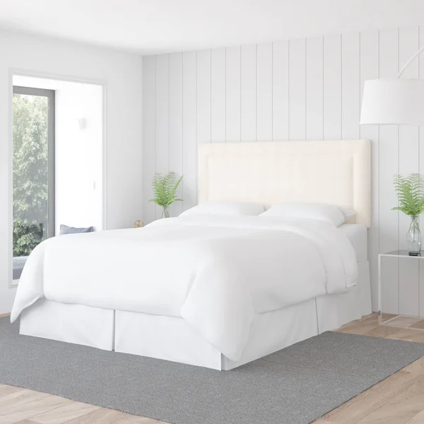 Border Headboard White Full Skyline Furniture
