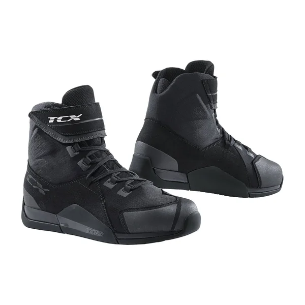 TCX District Waterproof Motorcycle Boots (Black)