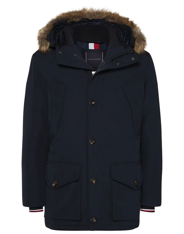 Tommy Hilfiger Men's Hampton Down Parka Jacket, Blue