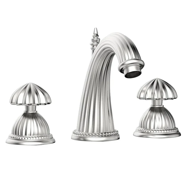 Phylrich K361-11B Georgian & Barcelona 7 5/8x22 Double Round Handle Widespread Bathroom Sink Faucet in Antique Bronze