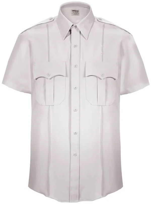 Elbeco - TexTrop 2 SS Shirt - Zippered 16.5 Silver Tan