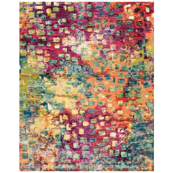 Safavieh Clearance Madison 400 MAD425E Grey/Blue Rug, 2&2x22x12&0x22 - Runner