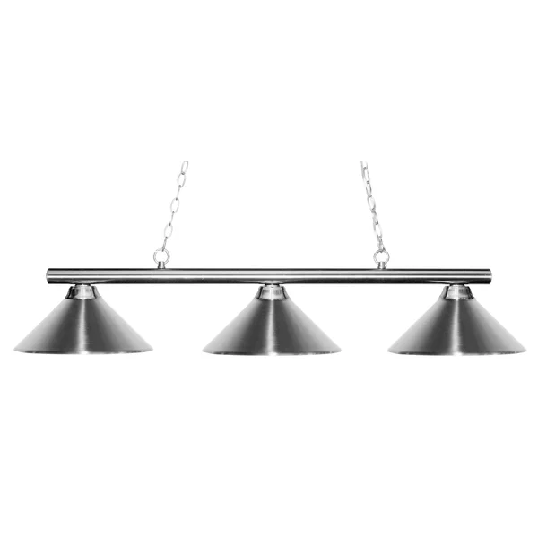 Z-Lite 155-3CH-MCH Sharp Shooter 3-Light Island/Billiard, Chrome