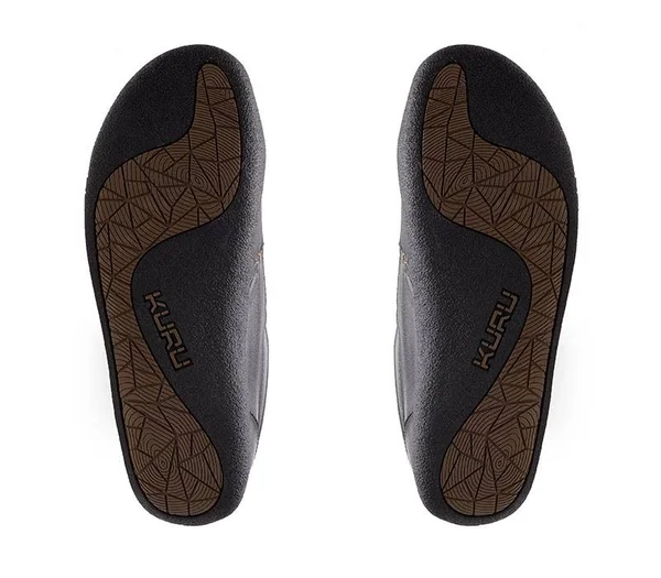 Kuru Footwear Men's Kivi Shoes in Espresso Brown Size 12.5 - Leather - Best Shoes for Plantar Fasciitis Heel Pain