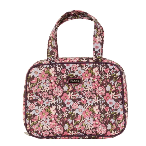Hadaki by Kalencom Women's Sponge Nylon Makeup Case Pod - Daisies, US
