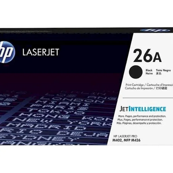 HP LaserJet Pro M402m - HP 26A Black Original LaserJet Toner Cartridge - Black CF226A