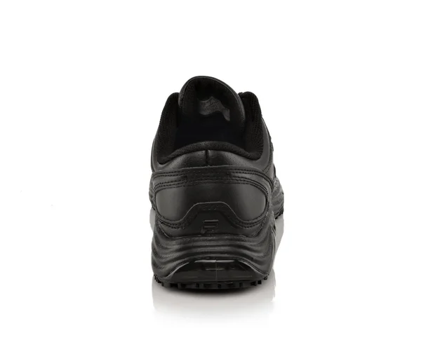 Fila Women's Memory Flux Slip Resistant Sneakers, Black Leather