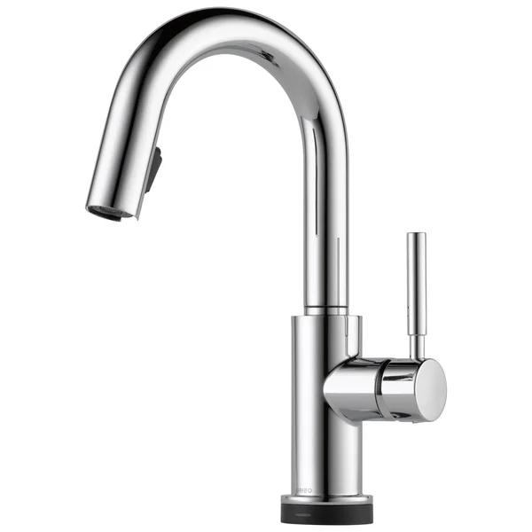 64920LF-PC Brizo Solna Single Handle Single Hole Pull-Down Bar/Prep with SmartTouch Technology Chrome