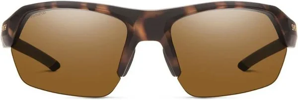 Smith Tempo Sunglasses Matte Tortoise, Polarized Brown