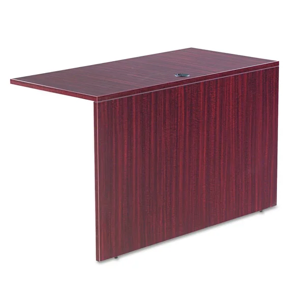 Alera Valencia Series Reversible Return/Bridge Shell 35W x 23 5/8d Mahogany