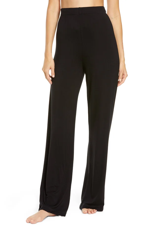 SKIMS Black Sleep Trousers