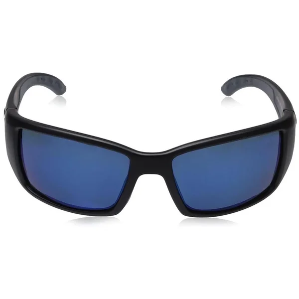 Costa Del Mar Blackfin Black Sunglasses - Blue Mirror 580p