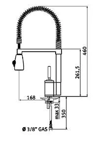 Franke Kitchen Tap with Movable Spout Sentinel 115.0029.591, Grey