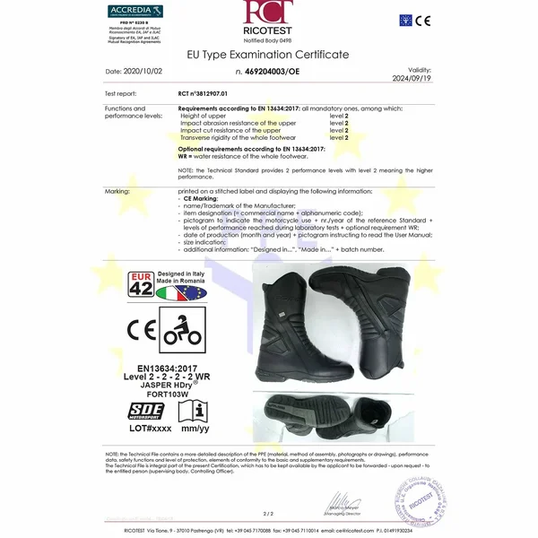 Forma Jasper Outdry Black Boots