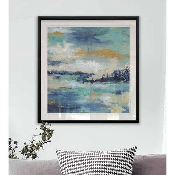 Sea Isle I -Framed Giclee Print - 28x28
