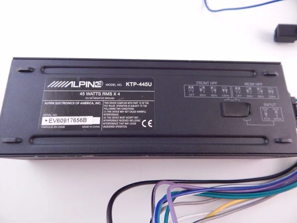 Alpine KTP-445 Head Unit Power Pack 4-Channel Car Amplifier