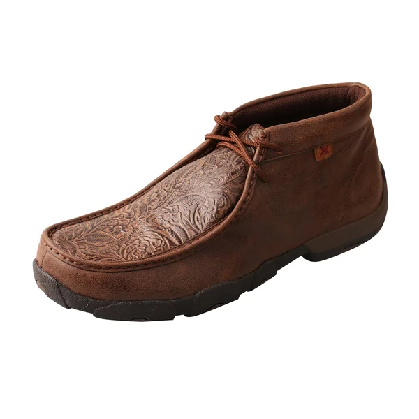 Twisted x Men's Brown Tooled Driving Mocs