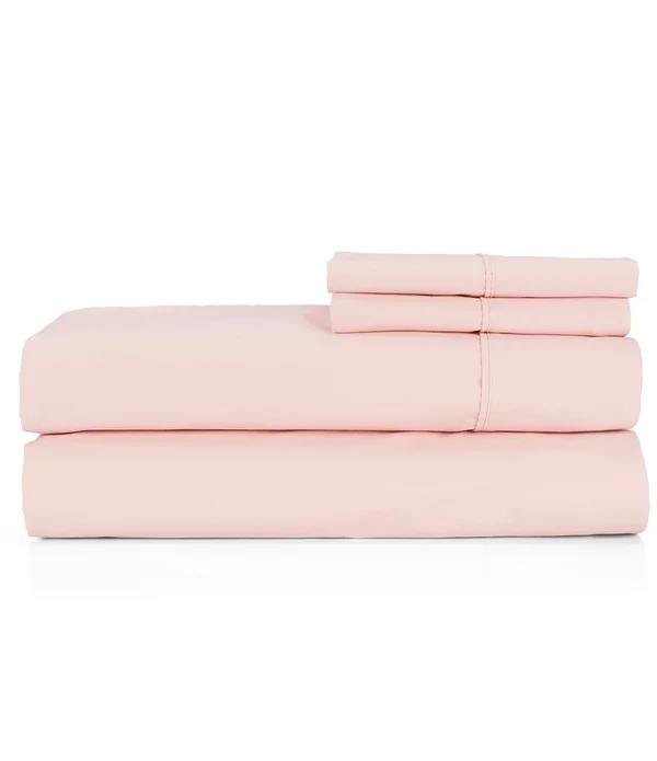 Studio D 300-Thread-Count Brushed Percale Sheet Set - Twin Sheet Set
