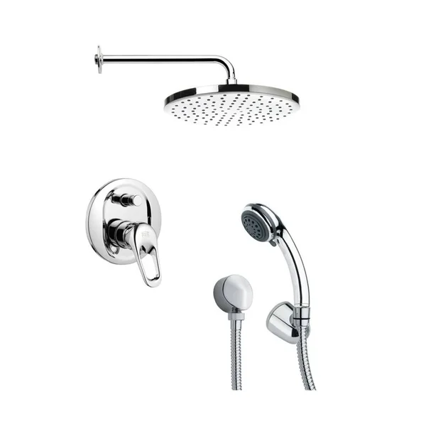 Remer SFH6049 Orsino Contemporary Round Chrome Shower System