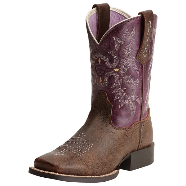 Ariat Girl's Tombstone Boots, Vintage Bomber, 13.5