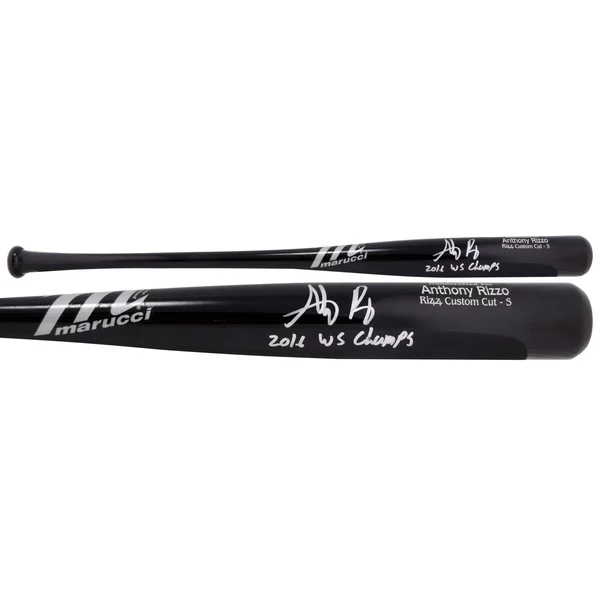 Fanatics Authentic Anthony Rizzo Chicago Cubs 2016 MLB World Series Champions Autographed Marucci Game Model Bat with 2016 WS Ch