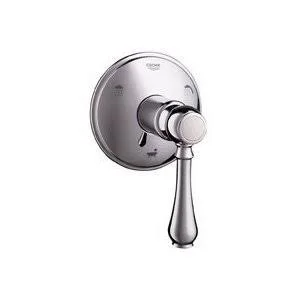 Grohe 19225BP0 Geneva 5-Port Diverter Trim in BN & Porcelain
